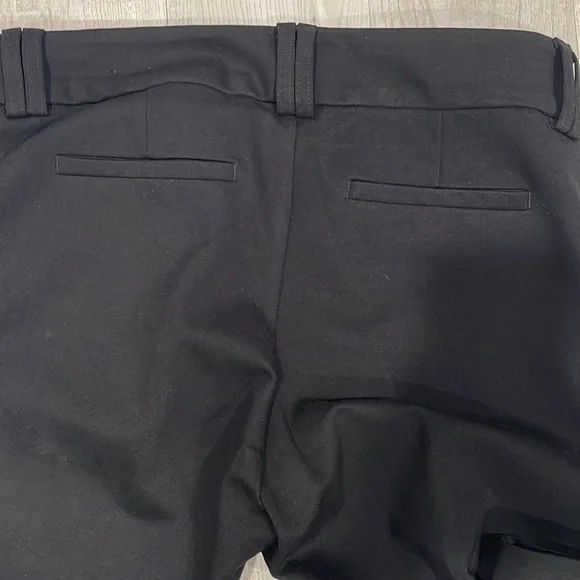 Black Capris with Tailored Fit and Smooth Fabric - Picture 4 of 4